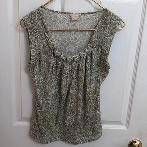 MICHAEL Michael Kors Paisley Top Sz Small